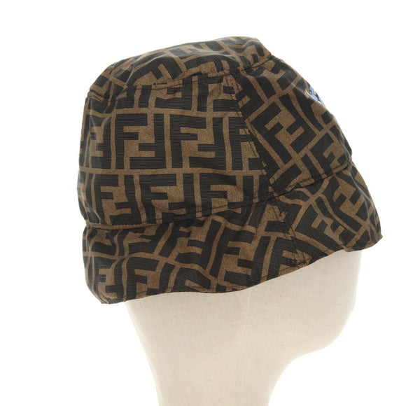 FENDI x FRGMT x POKÉMON ZUCCA Canvas Bucket Hat Mini-Dragon Brown Auth 167411SM