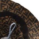 FENDI x FRGMT x POKÉMON ZUCCA Canvas Bucket Hat Mini-Dragon Brown Auth 167411SM-14