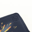 LOEWE × Studio Ghibli Howl's Moving Castle Card Case Leather Navy Auth 167414SM-17