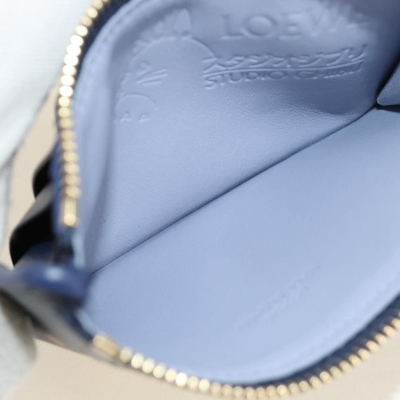 LOEWE × Studio Ghibli Howl's Moving Castle Card Case Leather Navy Auth 167414SM