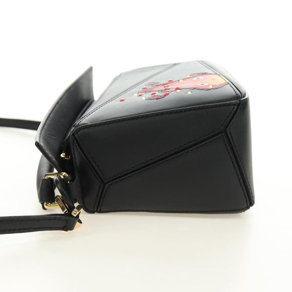 LOEWE × Studio Ghibli Howl's Calcifer Puzzle Mini Bag 2way Black Auth 167415SM