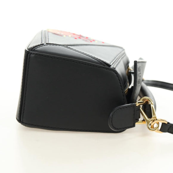 LOEWE × Studio Ghibli Howl's Calcifer Puzzle Mini Bag 2way Black Auth 167415SM