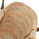 PRADA Tote Bag Raffia Beige Auth 167416SM-20