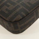 FENDI Dragonite Zucca Canvas FRGMT POKÉMON Bag Black Silver Brown Auth 167417SM-13