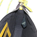 FENDI Dragonite Zucca Canvas FRGMT POKÉMON Bag Black Silver Brown Auth 167417SM-22