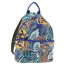 GUCCI GG Supreme Animal Print Backpack PVC Beige Silver 271327 Auth 167427SM-1