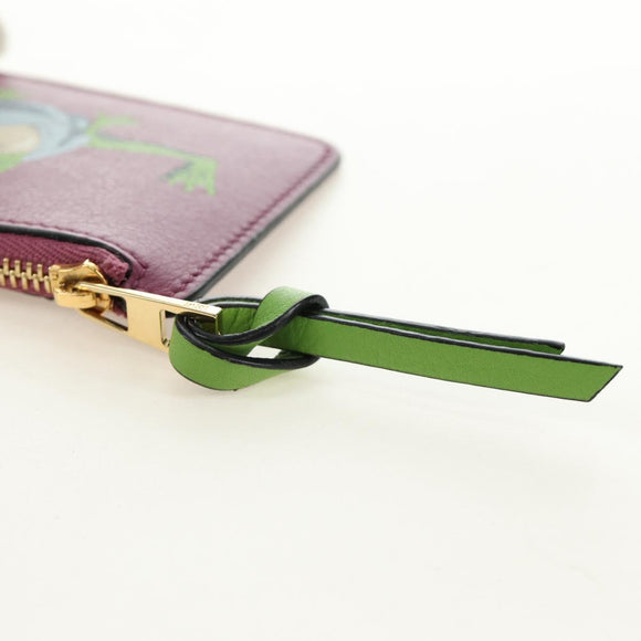 LOEWE × Studio Ghibli Green Frog From Spirited Away Case Leather Auth 167428SM