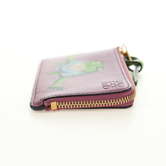 LOEWE × Studio Ghibli Green Frog From Spirited Away Case Leather Auth 167428SM