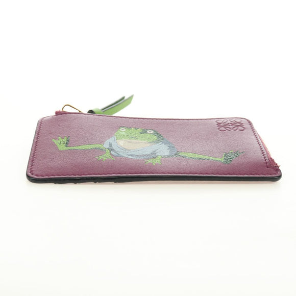 LOEWE × Studio Ghibli Green Frog From Spirited Away Case Leather Auth 167428SM