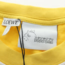 LOEWE × Ghibli Totoro T-Shirt Medium Totoro Cotton Yellow Auth 167432SM-14
