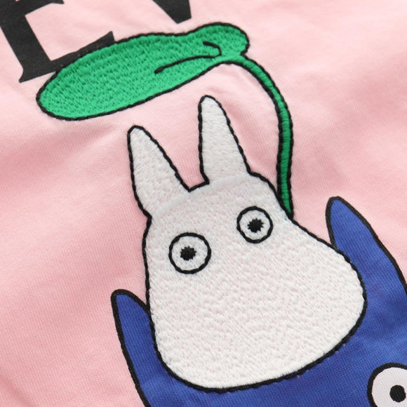 LOEWE × Studio Ghibli My Neighbor Totoro T Shirt Cotton Pink Auth 167433SM