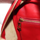 LOEWE × Studio Ghibli Amazona 19 Baby Mouse Hand Bag Leather Red Auth 167438SM-30