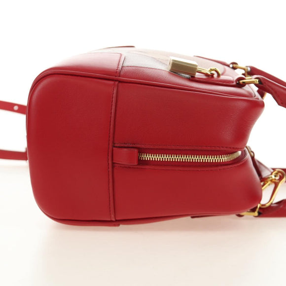 LOEWE × Studio Ghibli Amazona 19 Baby Mouse Hand Bag Leather Red Auth 167438SM