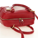 LOEWE × Studio Ghibli Amazona 19 Baby Mouse Hand Bag Leather Red Auth 167438SM-6