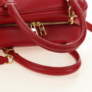 LOEWE × Studio Ghibli Amazona 19 Baby Mouse Hand Bag Leather Red Auth 167438SM-7