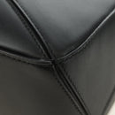 LOEWE × Studio Ghibli Puzzle Bag Calcifer Hand Bag Leather Black Auth 167439SM-20