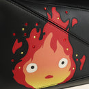 LOEWE × Studio Ghibli Puzzle Bag Calcifer Hand Bag Leather Black Auth 167439SM-22