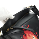 LOEWE × Studio Ghibli Puzzle Bag Calcifer Hand Bag Leather Black Auth 167439SM-23