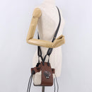 LOEWE × Ghibli Mini Hammock Soot Sprites Hand Bag Leather Brown Auth 167441SM-25