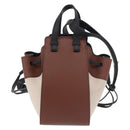LOEWE × Ghibli Mini Hammock Soot Sprites Hand Bag Leather Brown Auth 167441SM-2