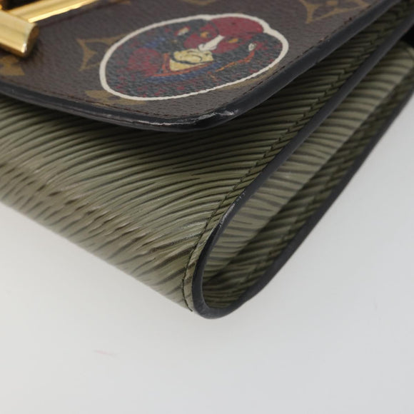 LOUIS VUITTON Monogram Kabuki Twist MM Shoulder Bag LV Auth 167444A