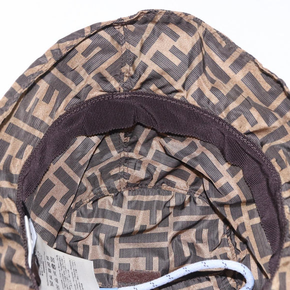 FENDI x FRGMT x POKEMON Bucket Dratini Hat Nylon Brown Blue Auth 167450SM