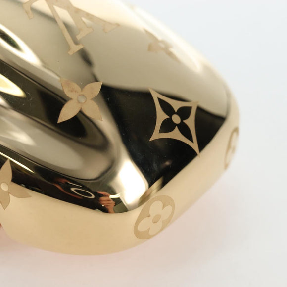 LOUIS VUITTON Monogram Paperweight Car Metal Gold R97981 LV Auth 167451SM
