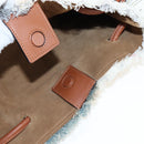 LOEWE x Paula's IBIZA Collection Flamenco Knots Denim Blue Brown Auth 167453V-23