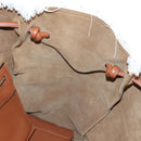 LOEWE x Paula's IBIZA Collection Flamenco Knots Denim Blue Brown Auth 167453V-26