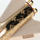 LOUIS VUITTON Monogram Metal Rocket Paperweight Gold GI0794 LV Auth 167456SM-11