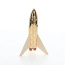 LOUIS VUITTON Monogram Metal Rocket Paperweight Gold GI0794 LV Auth 167456SM-4
