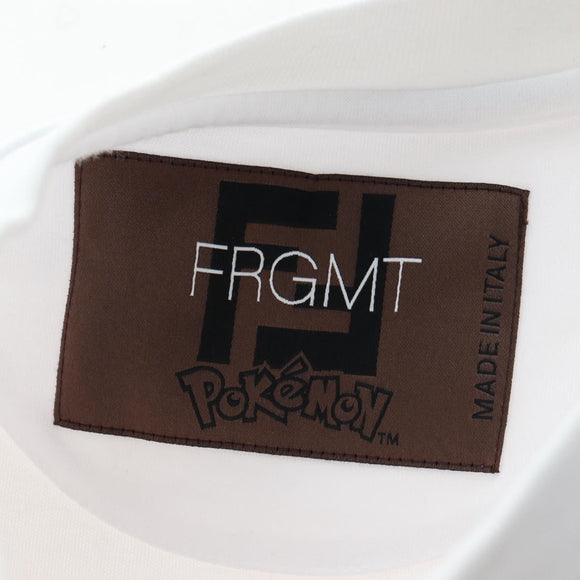 FENDI x FRGMT x POKEMON Dragonite T shirt Cotton White Auth 167458M