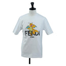 FENDI x FRGMT x POKEMON Dragonite T shirt Cotton White Auth 167458M-1