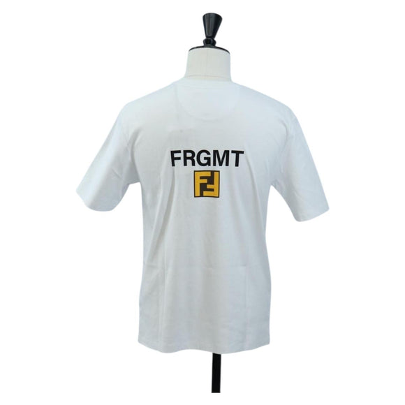 FENDI x FRGMT x POKEMON Dragonite T shirt Cotton White Auth 167458M
