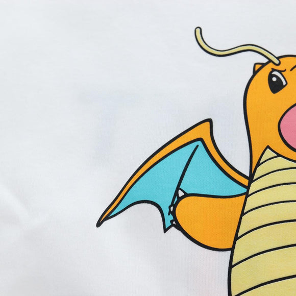 FENDI x FRGMT x POKEMON Dragonite T shirt Cotton White Auth 167458M