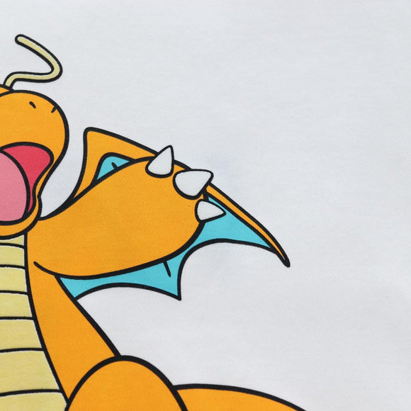 FENDI x FRGMT x POKEMON Dragonite T shirt Cotton White Auth 167458M