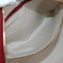 GUCCI x Doraemon Micro GG Boston Bag PVC Leather Beige 647815 Auth 167459SM-23