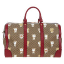 GUCCI x Doraemon Micro GG Boston Bag PVC Leather Beige 647815 Auth 167459SM-3