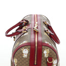 GUCCI x Doraemon Micro GG Boston Bag PVC Leather Beige 647815 Auth 167459SM-6