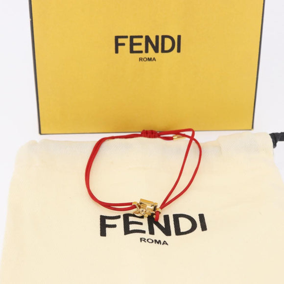 FENDI FENDI x FRGMT x POKEMON Dratini Bracelet Metal Red Gold Tone Auth 167464SM