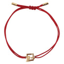 FENDI FENDI x FRGMT x POKEMON Dratini Bracelet Metal Red Gold Tone Auth 167464SM-13