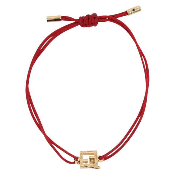 FENDI FENDI x FRGMT x POKEMON Dratini Bracelet Metal Red Gold Tone Auth 167464SM