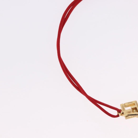 FENDI FENDI x FRGMT x POKEMON Dratini Bracelet Metal Red Gold Tone Auth 167464SM