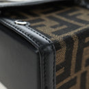 FENDI x FRGMT x POKEMON Soft Trunk Brown Silver 7VA565 Auth 167466SM-19