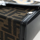 FENDI x FRGMT x POKEMON Soft Trunk Brown Silver 7VA565 Auth 167466SM-20