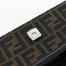 FENDI x FRGMT x POKEMON Soft Trunk Brown Silver 7VA565 Auth 167466SM-28