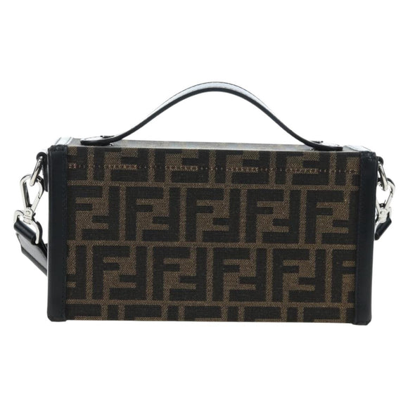 FENDI x FRGMT x POKEMON Soft Trunk Brown Silver 7VA565 Auth 167466SM