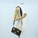 FENDI x FRGMT x POKEMON Soft Trunk Brown Silver 7VA565 Auth 167466SM-34
