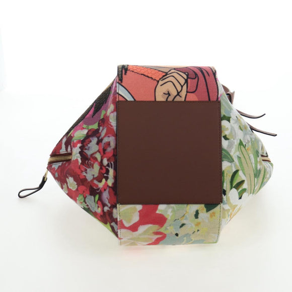 LOEWE x Studio Ghibli Spirited Away Hammock Small Bag Canvas Brown Auth 167469SM