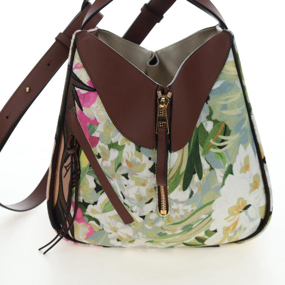 LOEWE x Studio Ghibli Spirited Away Hammock Small Bag Canvas Brown Auth 167469SM